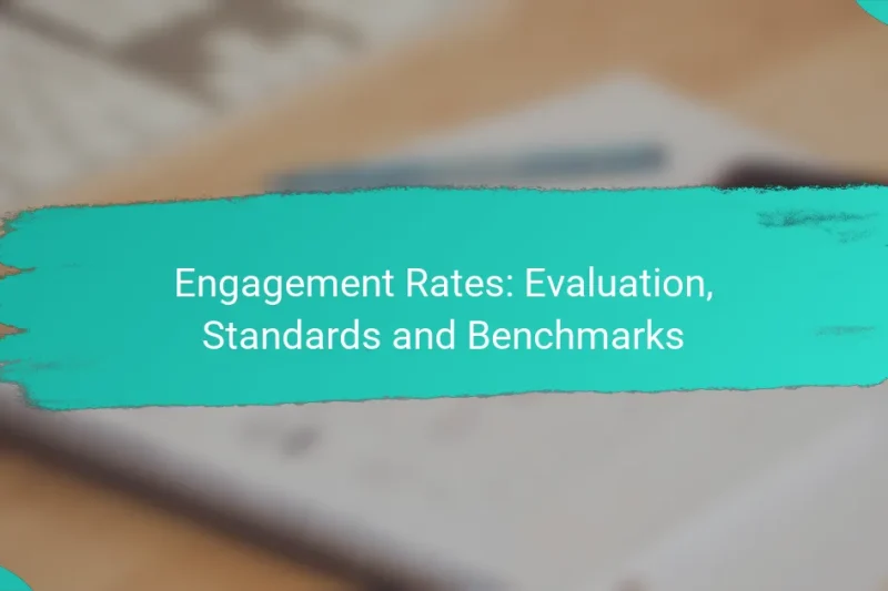 Engagement Rates: Evaluation, Standards and Benchmarks